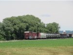 BNSF 761843 and the end of the train